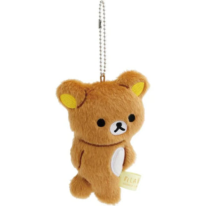 San-X | Rilakkuma Hanging Plush Plush Keychain 80×70×30mm (Rilakkuma Stay with Me Haggard & Drawn & Significantly