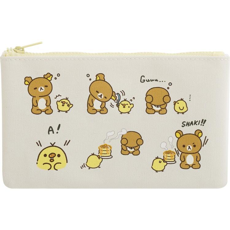 SAN-X | Rilakkuma Flat Pen Pouch 110×190×10mm (Stay With Me)