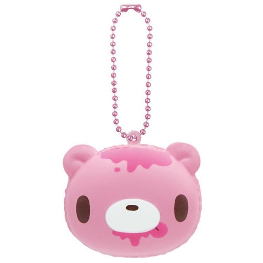 Gloomy Bear | Squeeze Squishy Mascot Ball Chain Keychain 57×56×21mm (Face Marshmallow Macaron)