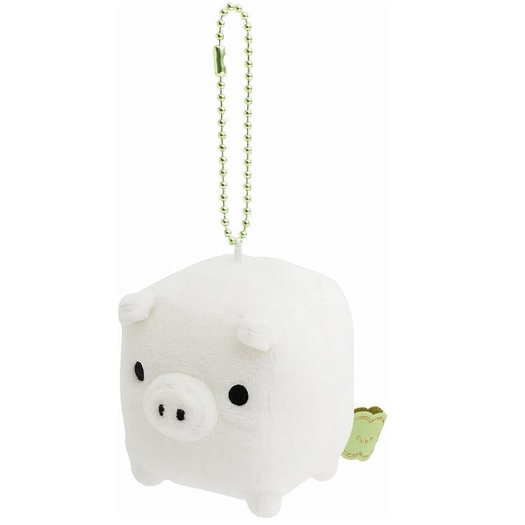 SAN-X | Retro Monochrome Boo White Keychain Plush Bag Charm Mascot 85×85×60mm (Always Together)