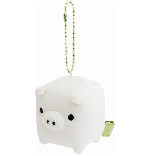 SAN-X | Retro Monochrome Boo White Keychain Plush Bag Charm Mascot 85×85×60mm (Always Together)