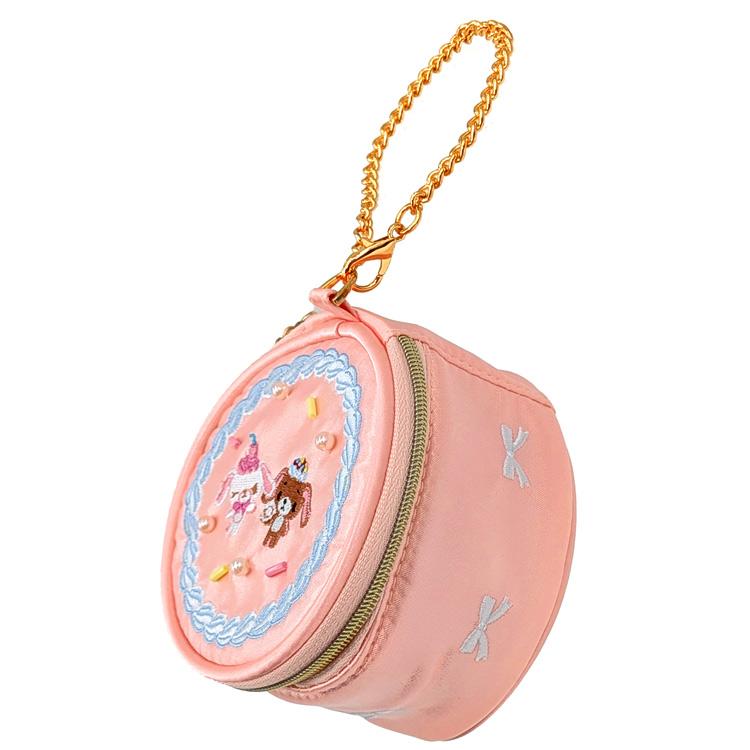 SANRIO | Sugarbunnies Heart-Shaped Mini Pouch 100×100×50mm (Y2K Whipped Cream Deco)