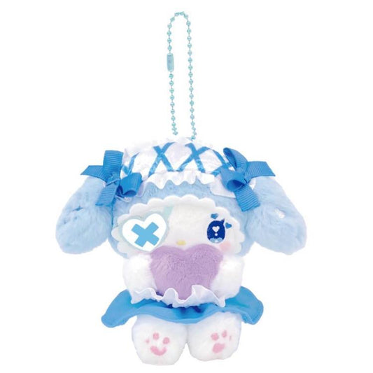 【Limit 1】SANRIO x MU DOLLY MIX | My Melody Blue Mascot Holder Bag Charm Plush Keychain 120x100x65mm