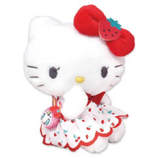 Sanrio × Mezzo Piano | Hello Kitty Berrier-chan Cherry Dress Plush Toy Plush Doll 220mm (Sitting)