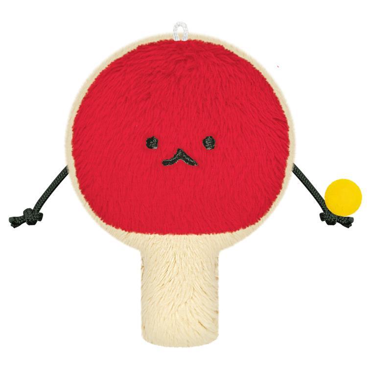 Sports x Mascot Fan Club Activities | Table Tennis Plush Keychain Bag Charm 80x80x40mm