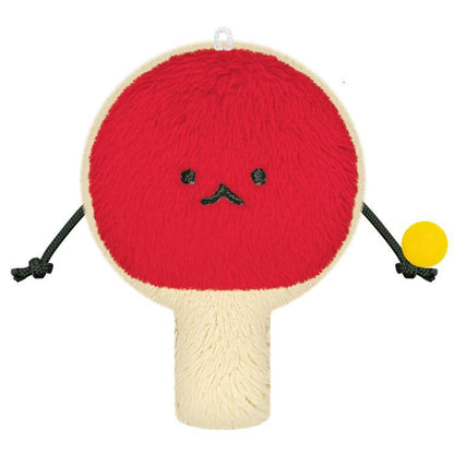 Sports x Mascot Fan Club Activities | Table Tennis Plush Keychain Bag Charm 80x80x40mm