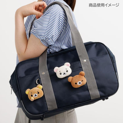 SAN-X | Rilakkuma Plush Badge AB38608 40×60×15mm (Emoji Face)