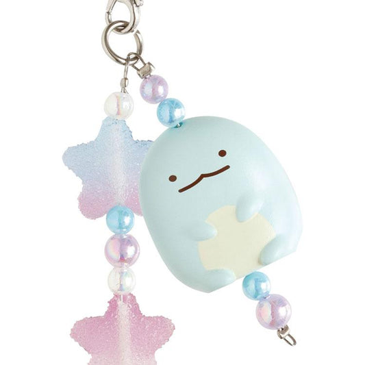 SAN-X | Sumikkogurashi Tokage Bead Strap with Mascot Phone Strap 200×60×15mm (Gummy Gummy Party Theme)
