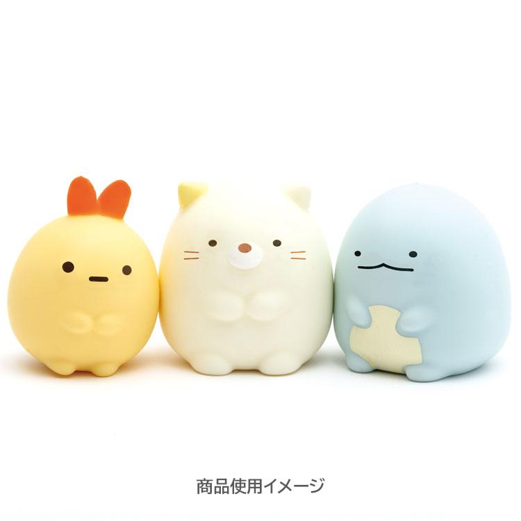 SAN-X | Sumikkogurashi Neko Squishy Mascot Figure 65×55×60mm (Gummy Gummy Party Theme)