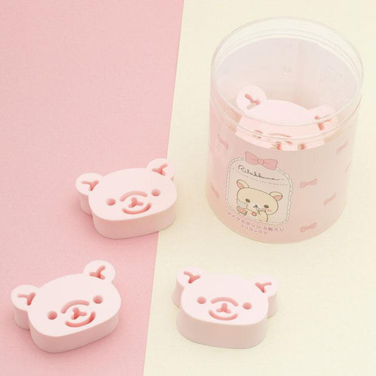 SAN-X | Korilakkuma Die-Cut Makeup Sponge 5 sponges (Makeup Rilakkuma)
