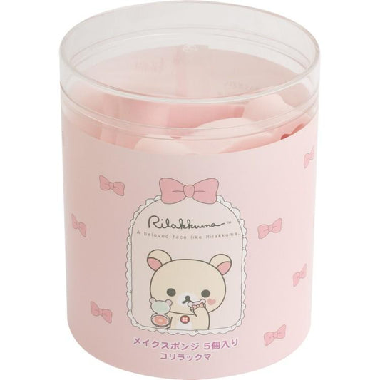 SAN-X | Korilakkuma Die-Cut Makeup Sponge 5 sponges (Makeup Rilakkuma)