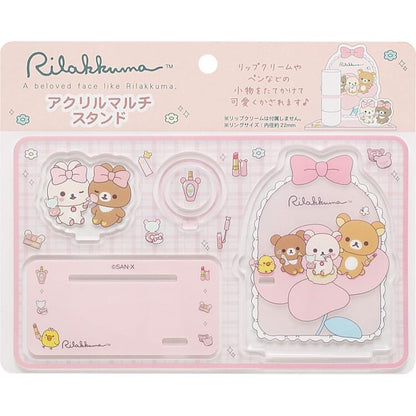 SAN-X | Acrylic Pen Stand 140×175mm (Makeup Rilakkuma)