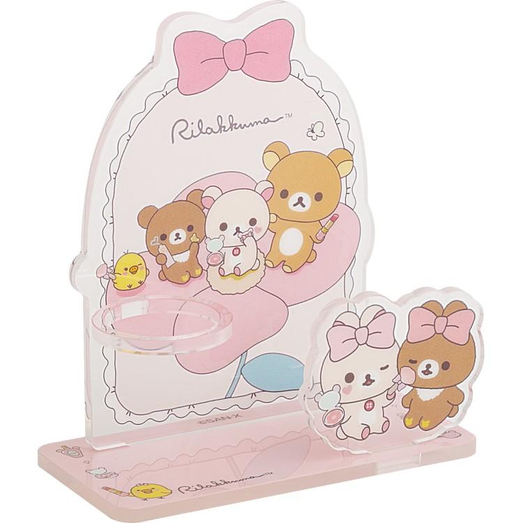 SAN-X | Acrylic Pen Stand 140×175mm (Makeup Rilakkuma)