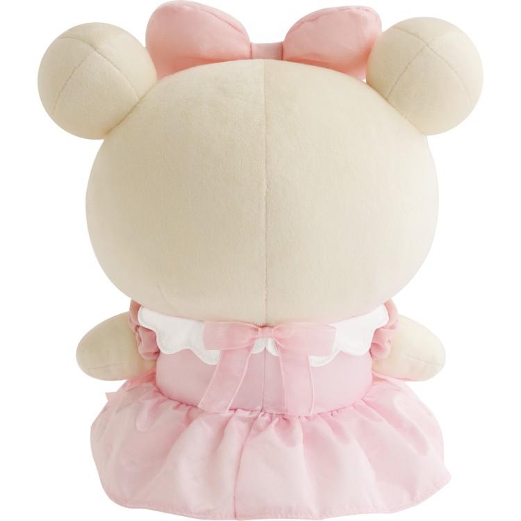 SAN-X | Korilakkuma Ribbon Dress Plush Toy Plush Doll M 300×245×170mm (Makeup Rilakkuma)
