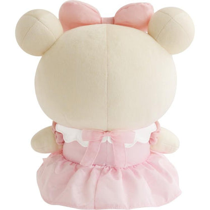 SAN-X | Korilakkuma Ribbon Dress Plush Toy Plush Doll M 300×245×170mm (Makeup Rilakkuma)