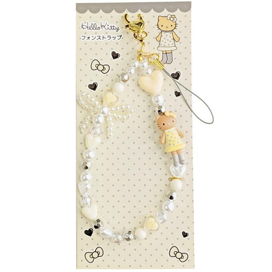 SANRIO | Hello Kitty Style-up Long Legged Phone Strap 124×72×11mm (Gray)
