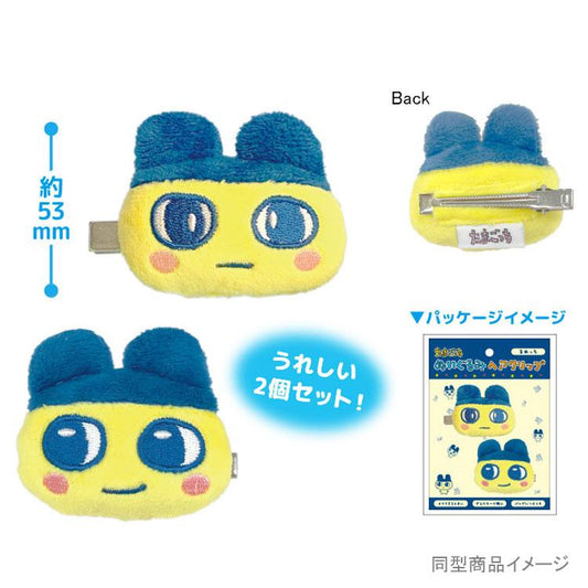 Tamagotchi | Young Mametchi & Young Mimitchi Hair Clip Plush Multi Clip 125×175×40mm
