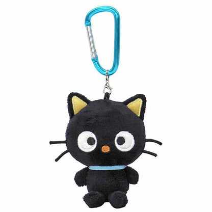 SANRIO | Chococat Mascot Holder Bag Charm Plush Keychain with Carabiner 45x60x100mm