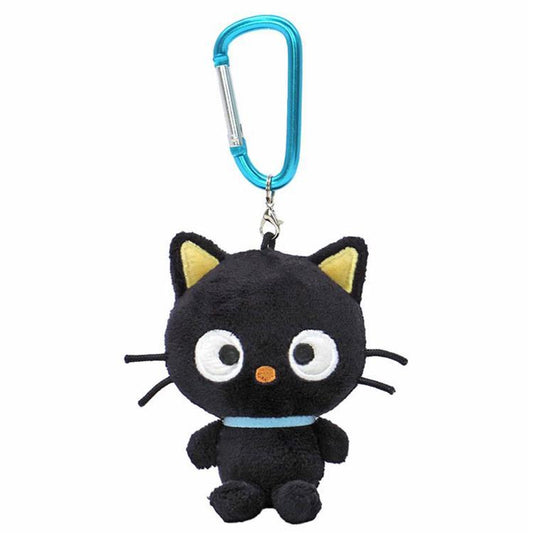 SANRIO | Chococat Mascot Holder Bag Charm Plush Keychain with Carabiner 45x60x100mm