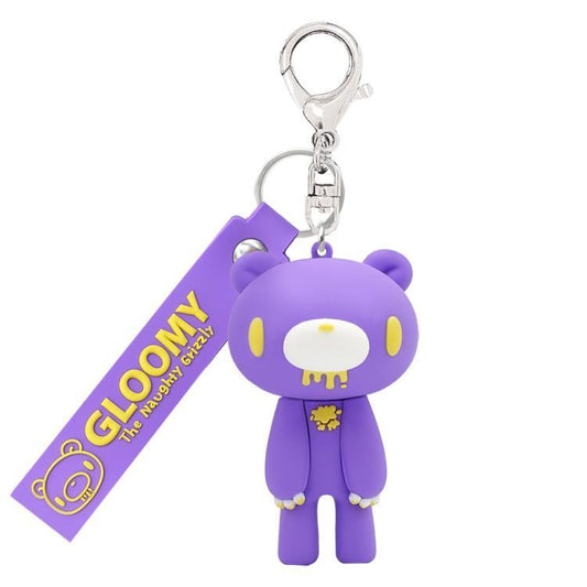 Gloomy Bear | 3D Figure Keychain 43×130×46mm (Acai)