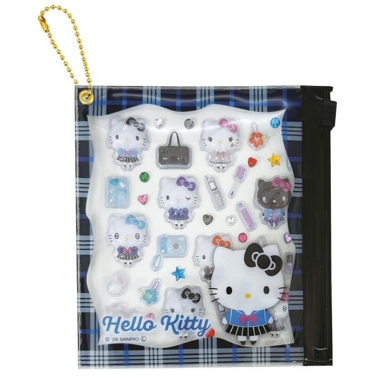 SANRIO | Hello Kitty Petit Parts Sailor Suit Mini Deco Sticker & Slide Case with Ball Chain 105×110×10mm