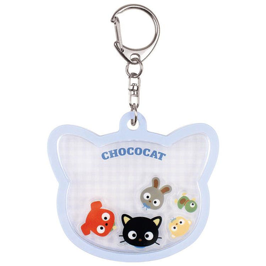 SANRIO | Chococat Shaka Chara Keychain 65x72x7mm (Blue)