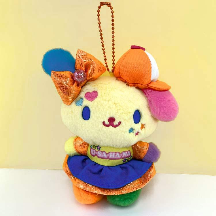 SANRIO | Usahana Bag Charm Plush Keychain Mascot Holder 160×105×70mm (Y2K)