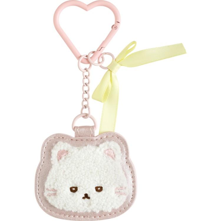 SAN-X | Ishiyowa-chan Kouhai-chan Junior-chan Mirror Carabiner Charm Keychain 165x85 mm (Love My Favorite Idol)