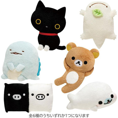 San-X | San-x Town Secret Plush Badge Blind Box 75×65×35mm (San-X Universe Character Series)