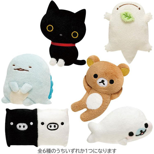 San-X | San-x Town Secret Plush Badge Blind Box 75×65×35mm (San-X Universe Character Series)