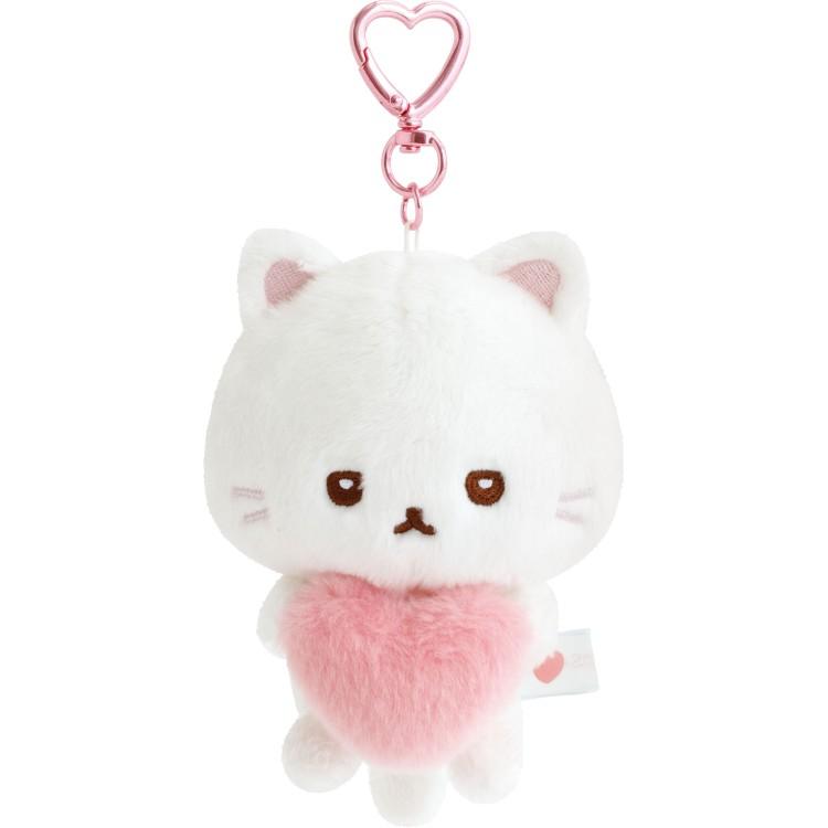SAN-X | Ishiyowa-chan Junior-chan Kouhai-chan Mascot Holder Plush Keychain Bag Charm 110×110×70mm (Love My Favorite Idol)
