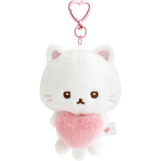 SAN-X | Ishiyowa-chan Junior-chan Kouhai-chan Mascot Holder Plush Keychain Bag Charm 110×110×70mm (Love My Favorite Idol)