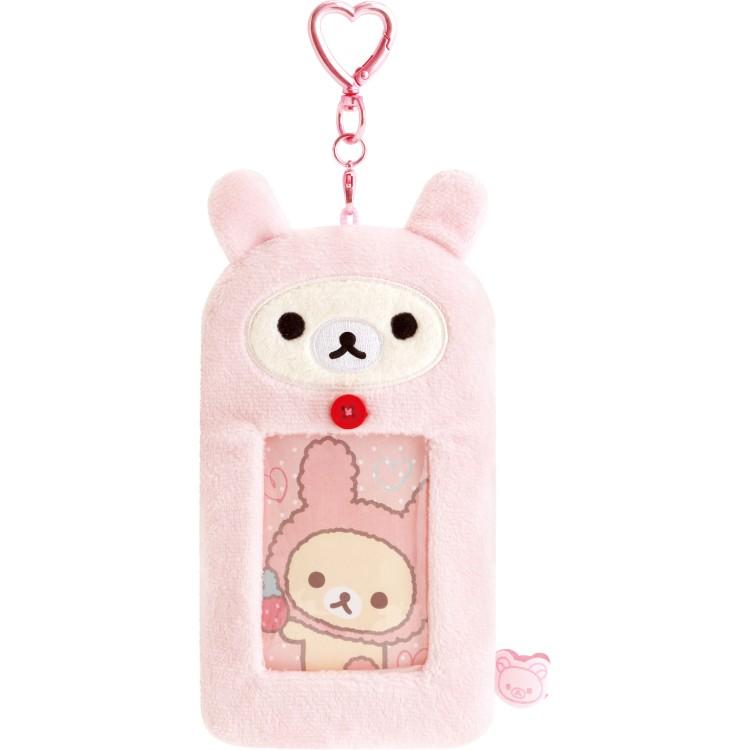 SAN-X | Rilakkuma Korilakkuma Rabbit Plush Photo Holder Keychain 130×80×15mm (Lots of Korilakkuma)