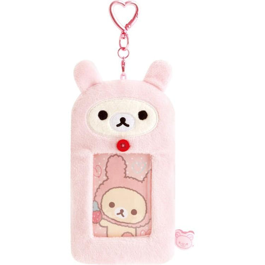 SAN-X | Rilakkuma Korilakkuma Rabbit Plush Photo Holder Keychain 130×80×15mm (Lots of Korilakkuma)