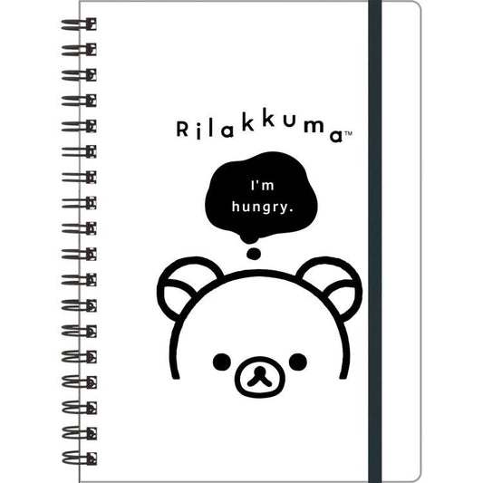 SAN-X | Rilakkuma B6SP Notebook 180x128mm (BASIC RILAKKUMA MONOCHROME)