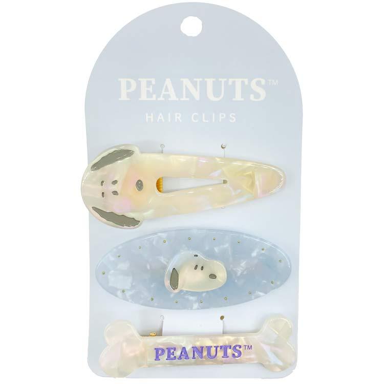 Peanuts | Snoopy Shell Holographic Hairpin Set 28×69mm
