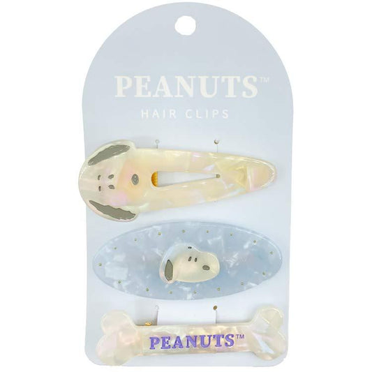 Peanuts | Snoopy Shell Holographic Hairpin Set 28×69mm