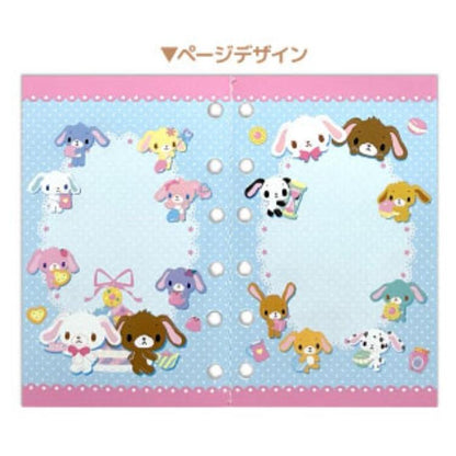 SPINNS x SANRIO | Sugarbunnies 6 Hole Sticker Notebook 125×80×3mm (Patissers Pink)