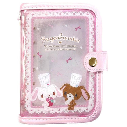 SPINNS x SANRIO | Sugarbunnies 6 Hole Sticker Binder 160×120×20mm (Patissers Pink)