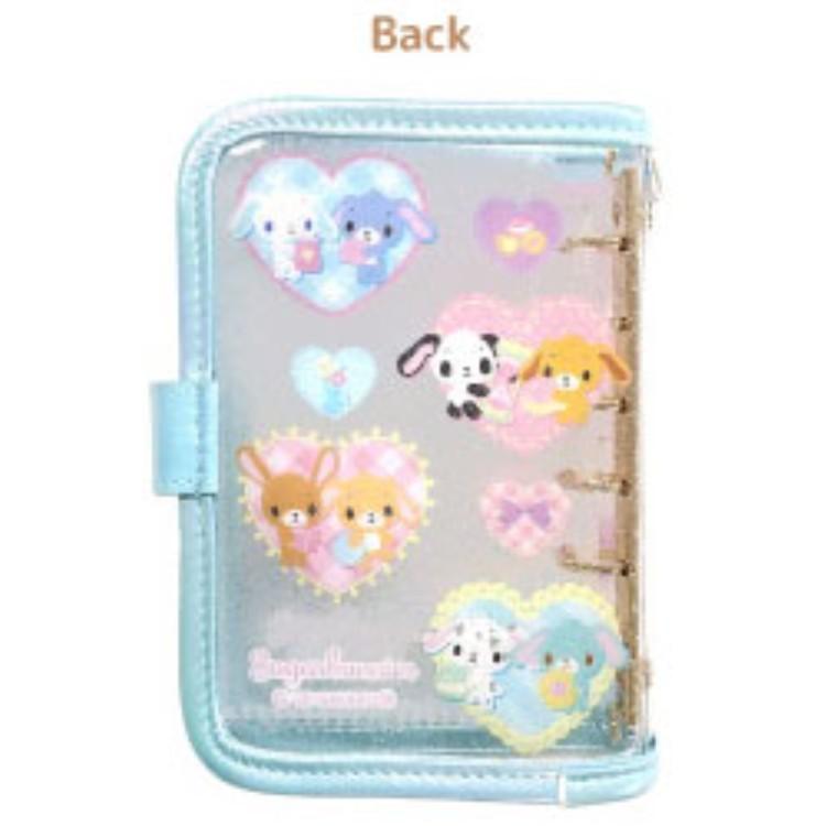 SPINNS x SANRIO | Sugarbunnies 6 Hole Sticker Binder 160×120×20mm (Patissers Blue)
