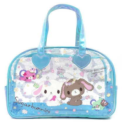 SPINNS x SANRIO | Sugarbunnies Clear Bag Blue 220x310x115mm