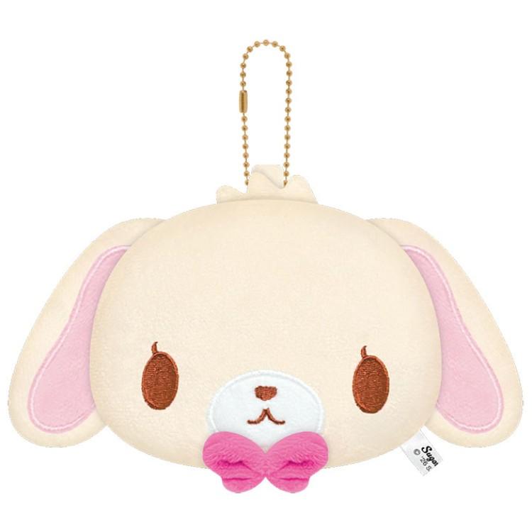 SANRIO | Sugarbunnies Shirousa Plush Mirror Keychain 94×160×40mm (Face)