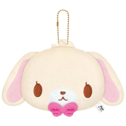 SANRIO | Sugarbunnies Shirousa Plush Mirror Keychain 94×160×40mm (Face)