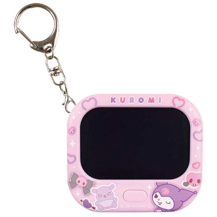 SANRIO | Kuromi Mini Digital Memo Pad Keychain 70×80×7mm