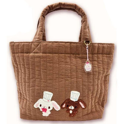 SANRIO | SugarBunnies Tote Bag 320×230×90mm (Love Sweets Brown)