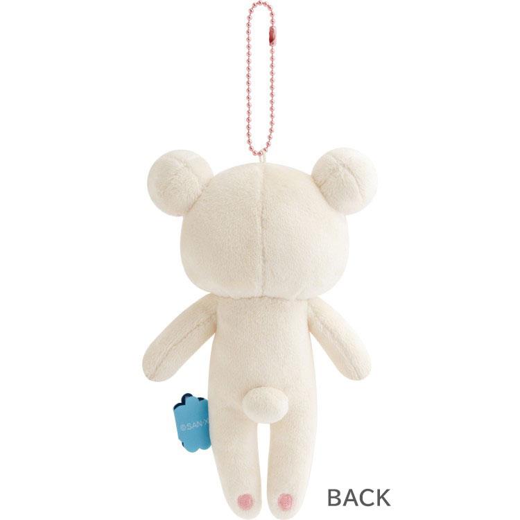 SAN-X | Rilakkuma Korilakkuma Long-legged Hanging Plush Toy Bag Charm Keychain 165×115×60mm (Rilakkuma Lab)