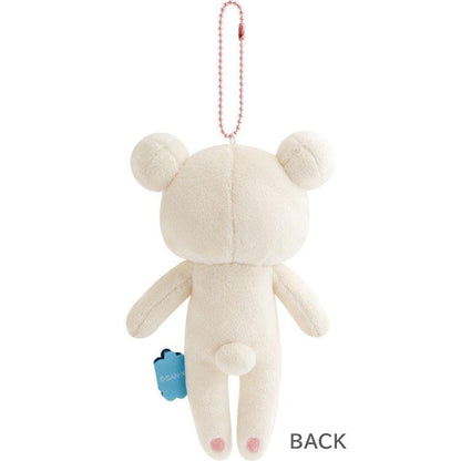 SAN-X | Rilakkuma Korilakkuma Long-legged Hanging Plush Toy Bag Charm Keychain 165×115×60mm (Rilakkuma Lab)