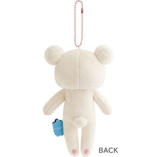 SAN-X | Rilakkuma Korilakkuma Long-legged Hanging Plush Toy Bag Charm Keychain 165×115×60mm (Rilakkuma Lab)