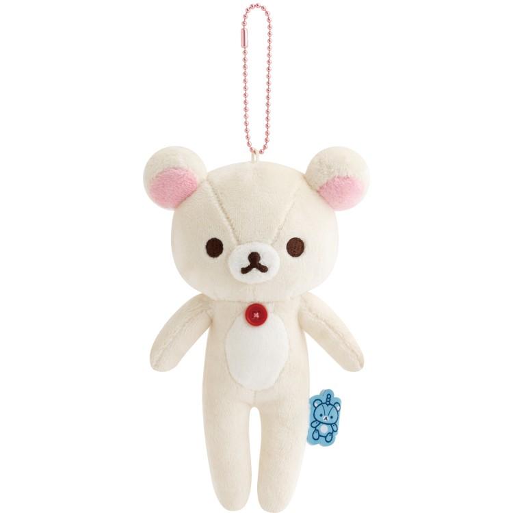 SAN-X | Rilakkuma Korilakkuma Long-legged Hanging Plush Toy Bag Charm Keychain 165×115×60mm (Rilakkuma Lab)