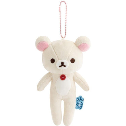 SAN-X | Rilakkuma Korilakkuma Long-legged Hanging Plush Toy Bag Charm Keychain 165×115×60mm (Rilakkuma Lab)